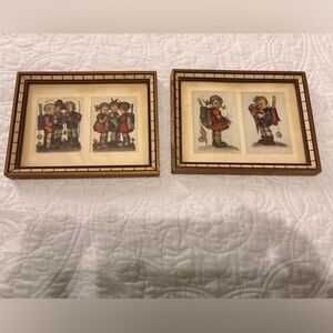 Hummel 'Boy & Girl' and ‘Back to School’ Vintage Art Print